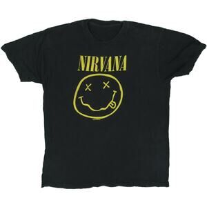 Nirvana 2015 Licensed Rock Grunge Black Tee T Shirt M